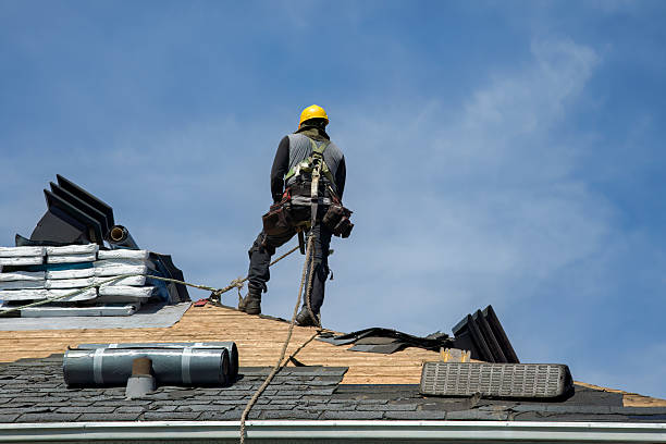 Professional Roofing technician working in Crittenden, NY